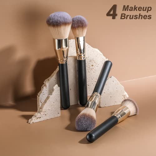 Luxury Mac Foundation Brush Set 5 Piece for Flawless Makeup Application - Image 6