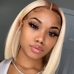 Blonde Lace Front Bob Human Hair Wig