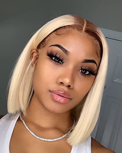 Blonde Lace Front Bob Human Hair Wig