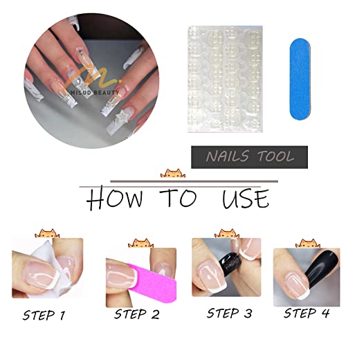 Gray Acrylic Press-On Nails - 24-Piece Set for Effortless Glamour - Image 6