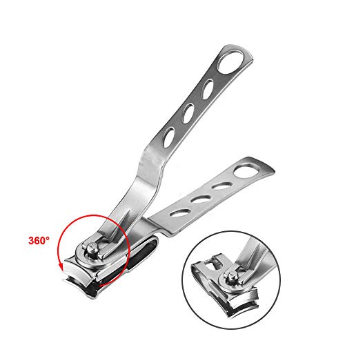 Rotating Head Nail Clipper - Ergonomic Grip for Effortless Trimming - Image 3