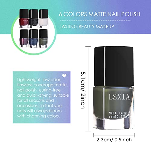 Matte Blue 15ml Nail Polish for Long-Lasting Smooth Finish - Image 2