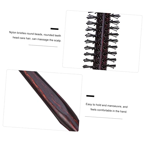 Wooden round hair brush - Image 9
