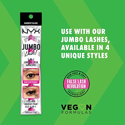 Black Eyeliner Lash Adhesive 5ml for Quick Easy Application - Image 2