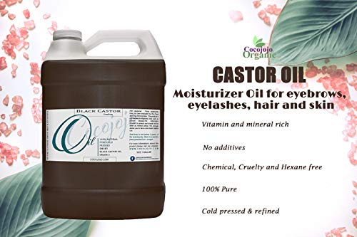 Organic Black Castor Oil for Beard and Facial Hair Growth, 4 oz Bottle - Image 4