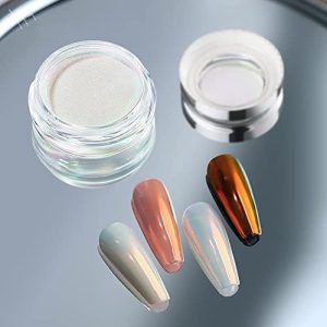 Rose Gold Chrome Gel Nail Polish 15ml for Long-Lasting, Shiny Finish