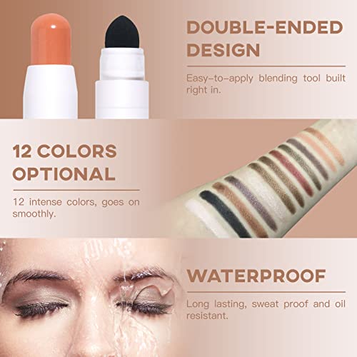 Orange eyeshadow for dark circles. - Image 4