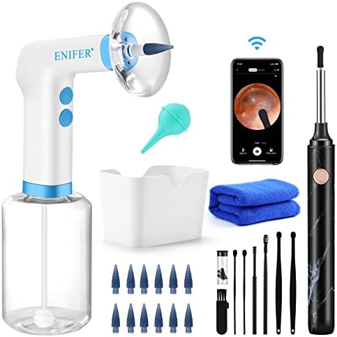Blow dryer for removing water from ear.