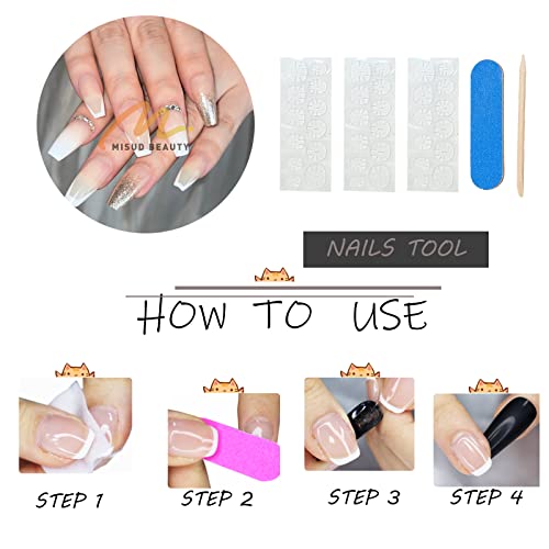 Acrylic Nails Set for Salon-Quality Manicure - 30 Pieces, Easy Application - Image 6