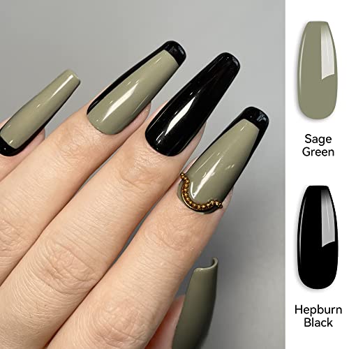 Army Green Chip-Resistant Nail Polish 0.5 fl oz Long-Lasting Wear - Image 5