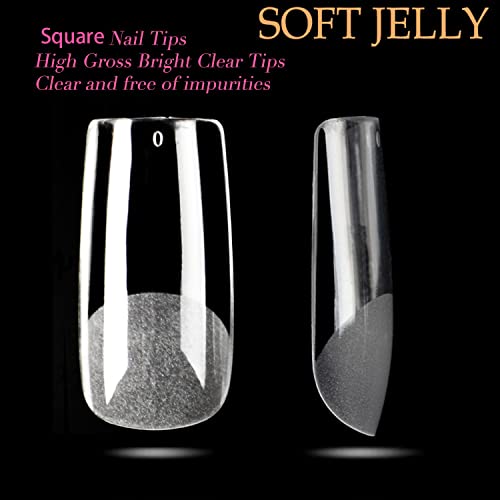 New Square Acrylic Nail Set Various Sizes for Stylish Durable Enhancements - Image 7
