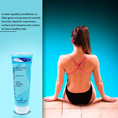 Swim Hair Conditioner Chlorine Protection 8 oz Moisturizing Formula for Swimmers - Image 6