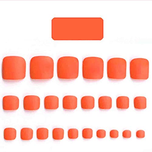 ?Orange Acrylic Nails for Dark Skin? - Image 7