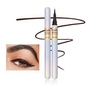 Black Top Eyeliner with Brown Bottom for Smooth Application and Long-Lasting Wear
