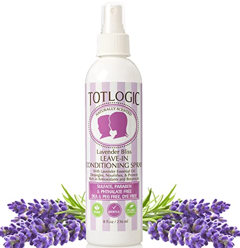Lavender Mint Tea Tree Leave-In Conditioner Spray 8 oz for Hydrated Smooth Hair