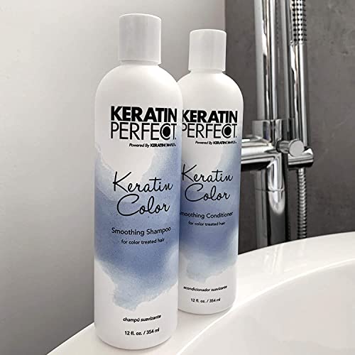 Frizz-Fighting Bio Keratin Smoothing Shampoo for All Hair Types 12 oz - Image 7