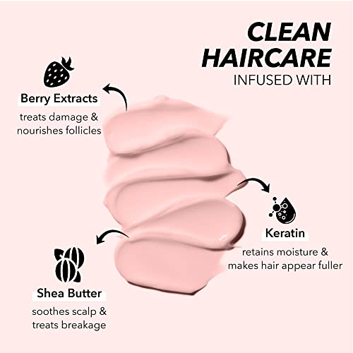 Nourishing Blueberry Hair Mask for Hydrated, Repaired Hair - 8 oz - Image 4