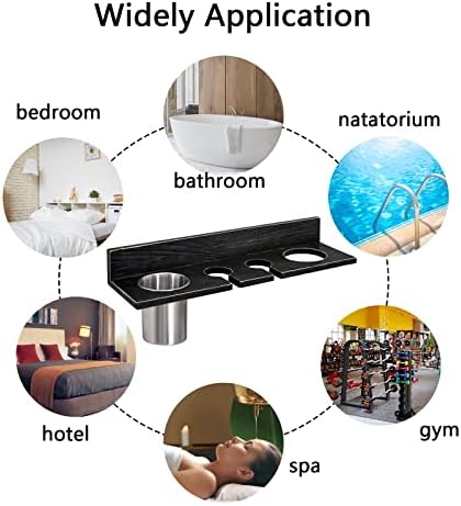 Wall-Mounted Hair Styling Tools Holder with Multiple Slots for Easy Organization - Image 5