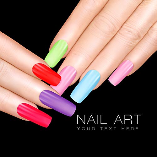 6pc Dark Colors Long-Lasting Acrylic Nail Polish Set for Stylish Manicures - Image 4
