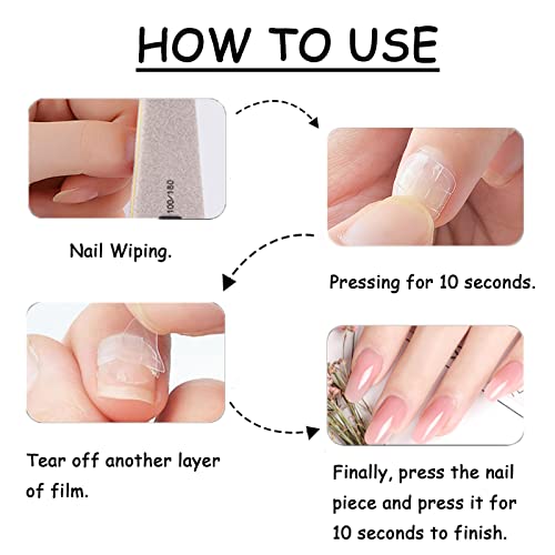 Short Purple Acrylic Nails. - Image 6