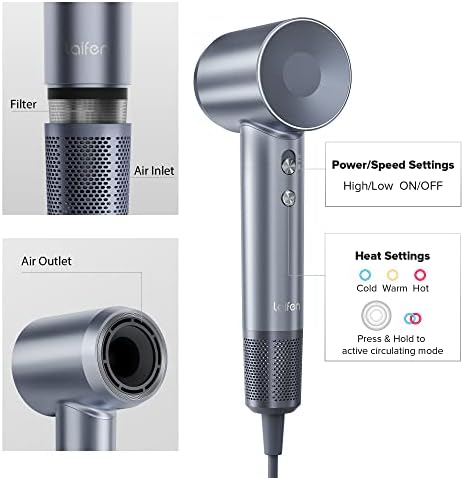 T3 Luxe Tourmaline Hair Dryer for Smooth Shiny Hair - Image 3