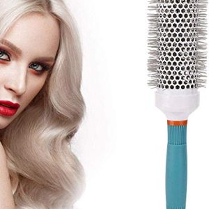 Aluminum hair brush for styling and detangling hair.
