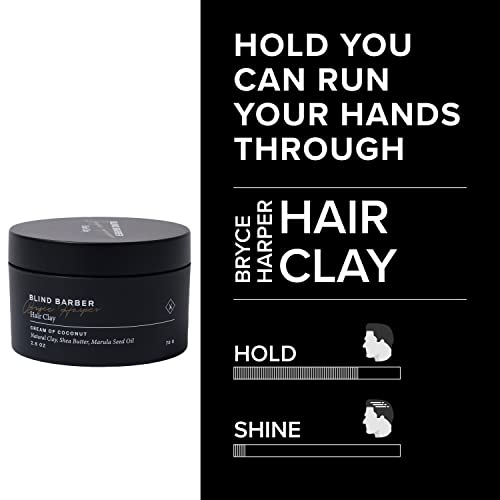 Blind Barber Bryce Harper Hair Clay for Men, 2 oz Styling Control - Image 3