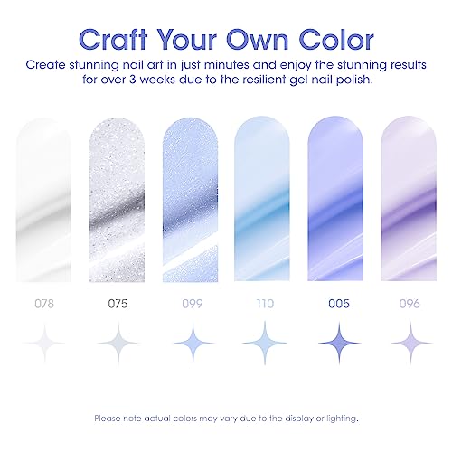 Vibrant Long-Lasting Gel Nail Polish, High Shine Finish, Durable Color - Image 3