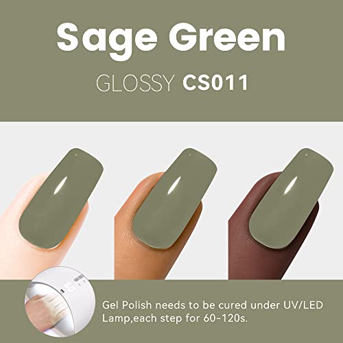 Army Green Chip-Resistant Nail Polish 0.5 fl oz Long-Lasting Wear - Image 2