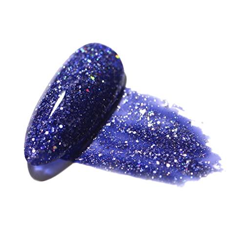 Sparkling Blue Nail Polish 15ml with Long-Lasting Shine - Image 3