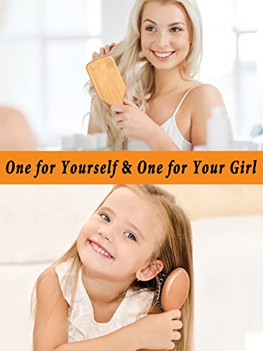 Boar Bristle Hair Brush for Smooth Shiny Hair, 1 Count, Gentle Detangling - Image 3