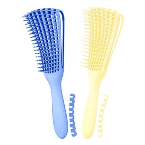 Effortless Styling Heat-Resistant Curly Hair Brush with Ergonomic Handle
