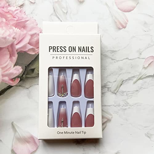 Elegant Wedding Acrylic Nail Designs 24 Piece Pack - Image 6