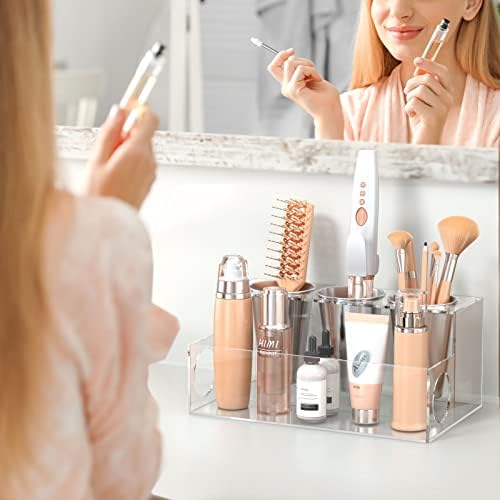 Acrylic Brush Holder: Clear Organizer for Hair Brushes - Image 6
