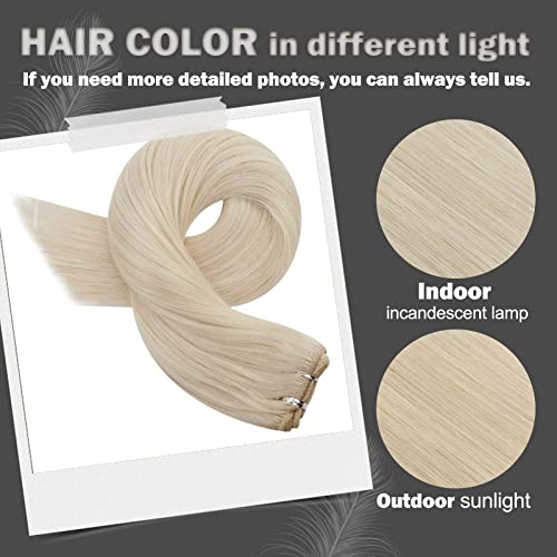 Blonde human hair weave. - Image 9