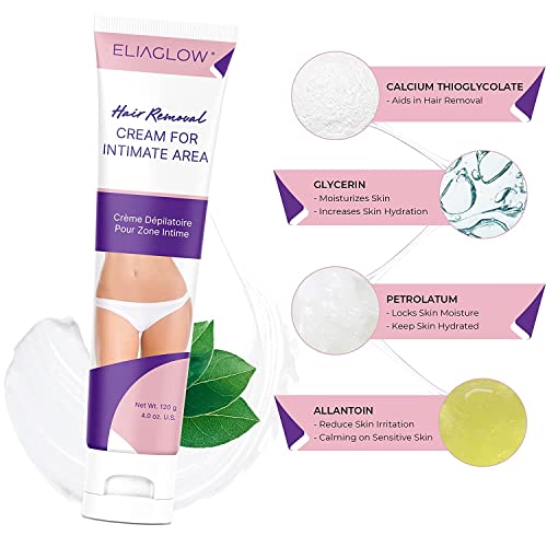 Gentle Cruelty-Free Hair Removal Foot Cream 4 oz for Silky Smooth Skin - Image 3
