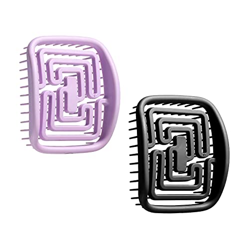 Flexible Manta Hair Brush for All Hair Types with Soft Touch Handle Large