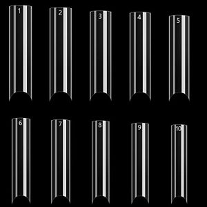 100% Quality Acrylic Nail Tips for Easy C Curve Shaping and Application