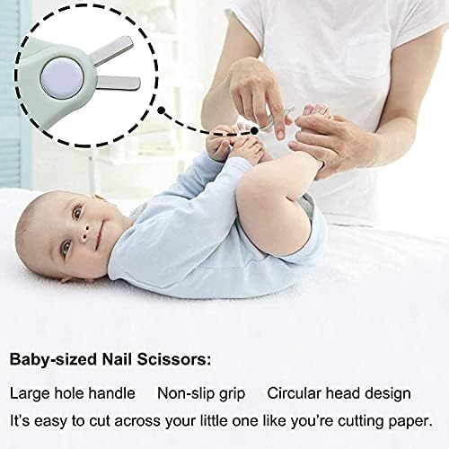 Infant Safety Nail Clippers and Scissors Set with Ergonomic Design - Image 5