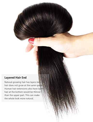 Premium Quality 22-inch Human Hair Clip-In Extensions for Instant Volume - Image 3