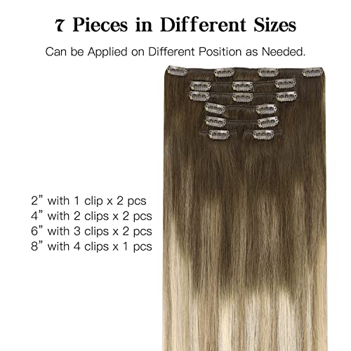 Premium Human Hair Extensions 20 Inch Natural Brown Top Quality Brands - Image 2
