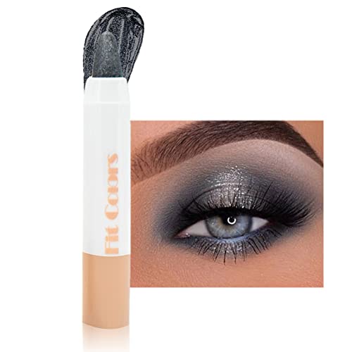Black Cream Eyeshadow: Deep, creamy black color.
