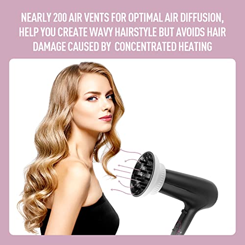 Universal Curl Diffuser Attachment for Fast Drying and Beautifully Defined Curly Hair - Image 2