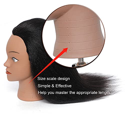 Realistic Human Hair Doll Wig for Most Standard Doll Sizes - Image 3