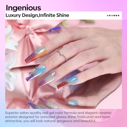 Color-changing gel nail polish for trendy nail looks. - Image 4