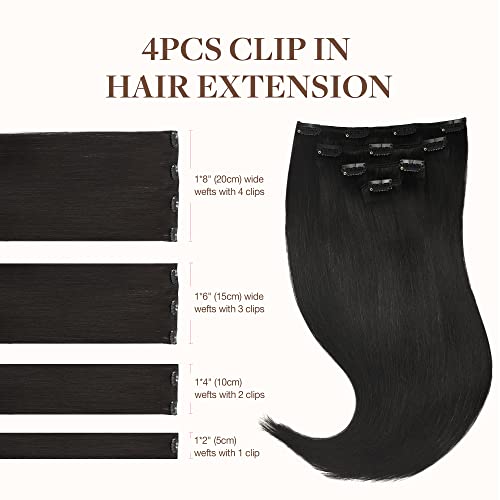 20-Inch Remy Human Hair Clip-In Extensions for Volume and Length - Image 2