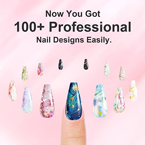 Trendy Gel Foil Nail Art Kit for Stylish Designs, Easy Application, 5 Sheets - Image 6