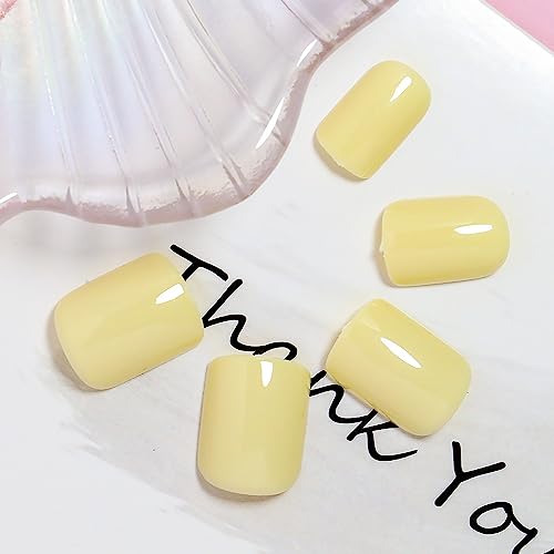Vibrant Yellow Acrylic Nail Powder for Professional Nail Art, 1oz - Image 3