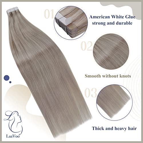 20 Inch Tape-In 100% Human Hair Extensions for Natural Volume and Length - Image 2