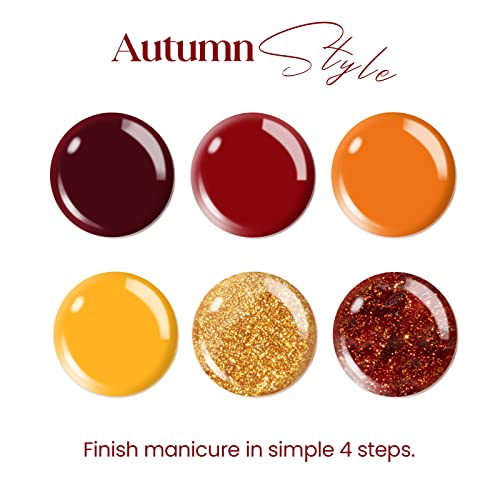 ?Orange Red Gel Polish? - Image 2